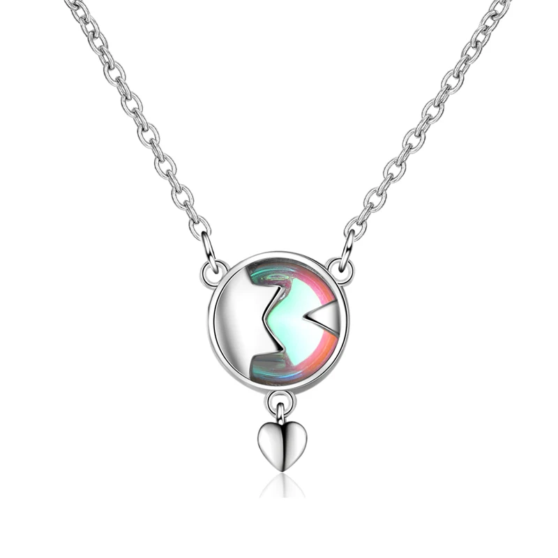 KOFSAC New Arrival 925 Silver Necklaces For Women Jewelry Shiny Colorful Crystal Star Heart Necklace Lady Valentine's Day Gifts
KOFSAC New Arrival 925 Silver Necklaces For Women Jewelry Shiny Colorful Crystal Star Heart Necklace Lady Valentine's Day Gifts