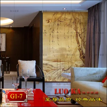 Chinese antique painting painted semi-shade curtain shutter curtain shading off custom decorative paintings
Chinese antique painting painted semi-shade curtain shutter curtain shading off custom decorative paintings
