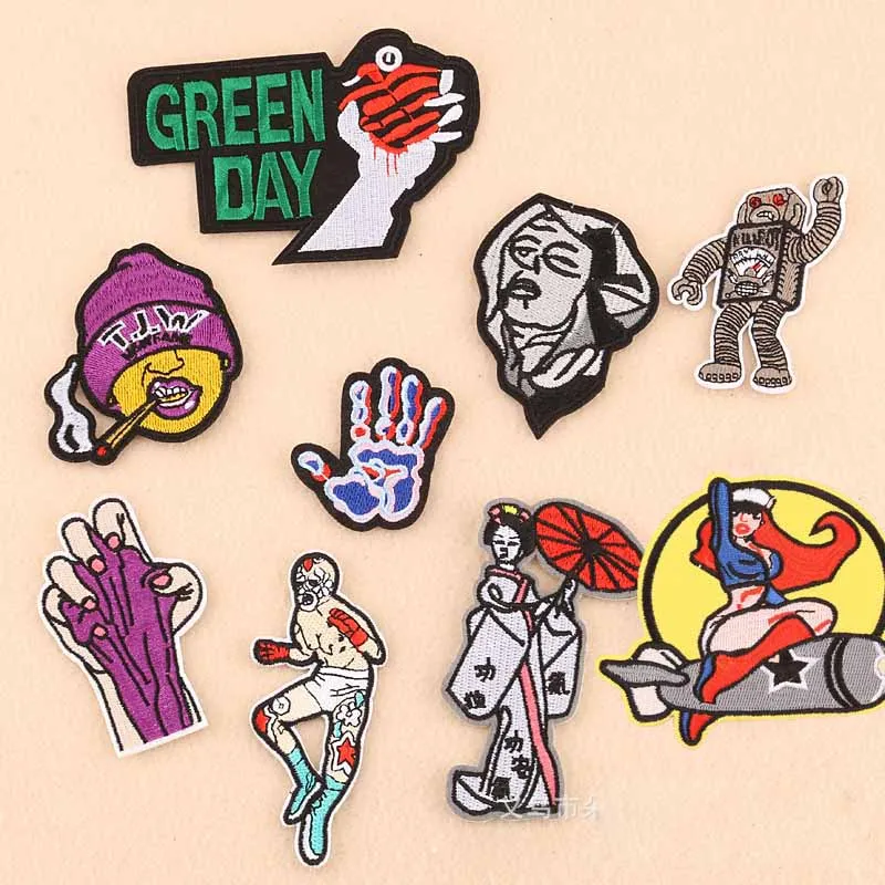 Green Day Superwoman Palm Sculpture Iron On Embroidered Clothes Patches For Clothing Stickers Garment Wholesale
Green Day Superwoman Palm Sculpture Iron On Embroidered Clothes Patches For Clothing Stickers Garment Wholesale