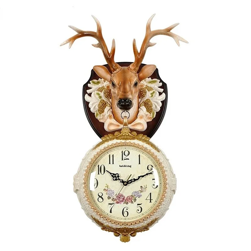 TUDA 2017 Wall Clock European Double Decoration Large Deer Mute Creative Living Fashion Modern Quartz wall Clock
TUDA 2017 Wall Clock European Double Decoration Large Deer Mute Creative Living Fashion Modern Quartz wall Clock