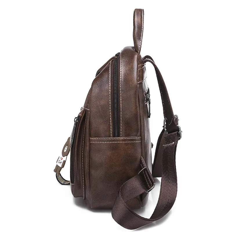 Bag female 2019 ladies soft standby backpack fashion trend pu retro soft leather large capacity backpack double zipper bag
Bag female 2019 ladies soft standby backpack fashion trend pu retro soft leather large capacity backpack double zipper bag