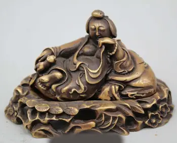 China Chinese Folk Pure Bronze Seat plum blossom Women Belle Statue
China Chinese Folk Pure Bronze Seat plum blossom Women Belle Statue