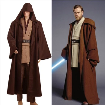 Star Wars Obi Wan/Ben Kenobi Jedi TUNIC Movie Halloween Cosplay Costume Brown Cloak/Robe Pants Version For Adult Men
Star Wars Obi Wan/Ben Kenobi Jedi TUNIC Movie Halloween Cosplay Costume Brown Cloak/Robe Pants Version For Adult Men