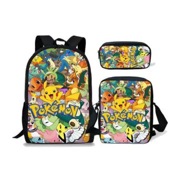 3PCS School Bag Set Cartoon Anime Pokemon Kids Backpack for Girls Boys Children Travel Daypack Orthopedic Pikachu Bookbags
3PCS School Bag Set Cartoon Anime Pokemon Kids Backpack for Girls Boys Children Travel Daypack Orthopedic Pikachu Bookbags