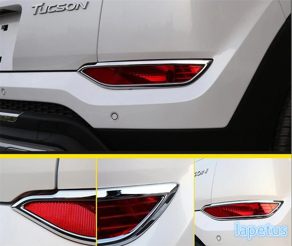 High Quality ! For Hyundai Tucson 2016 Exterior Chrome Rear Tail Fog Light Lamp Cover Trim 2 pcs
High Quality ! For Hyundai Tucson 2016 Exterior Chrome Rear Tail Fog Light Lamp Cover Trim 2 pcs