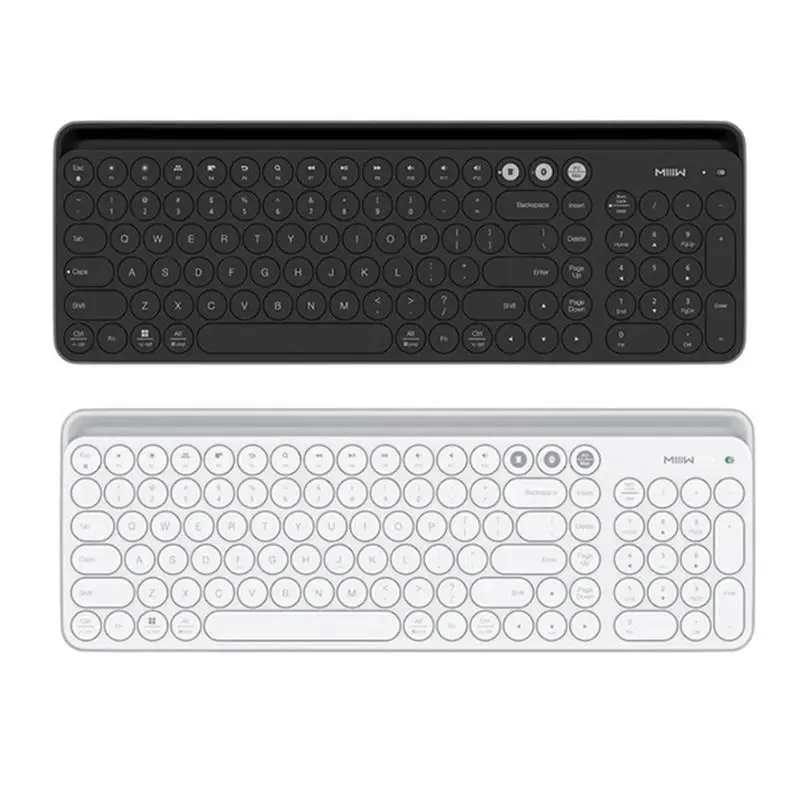 Xiaomiyoupin MIIIW 2.4GHz Wireless Bluetooth Keyboard 102 Keys Home Office Round Keycaps Keyboard for Windows/Macos/Android/iOS
Xiaomiyoupin MIIIW 2.4GHz Wireless Bluetooth Keyboard 102 Keys Home Office Round Keycaps Keyboard for Windows/Macos/Android/iOS