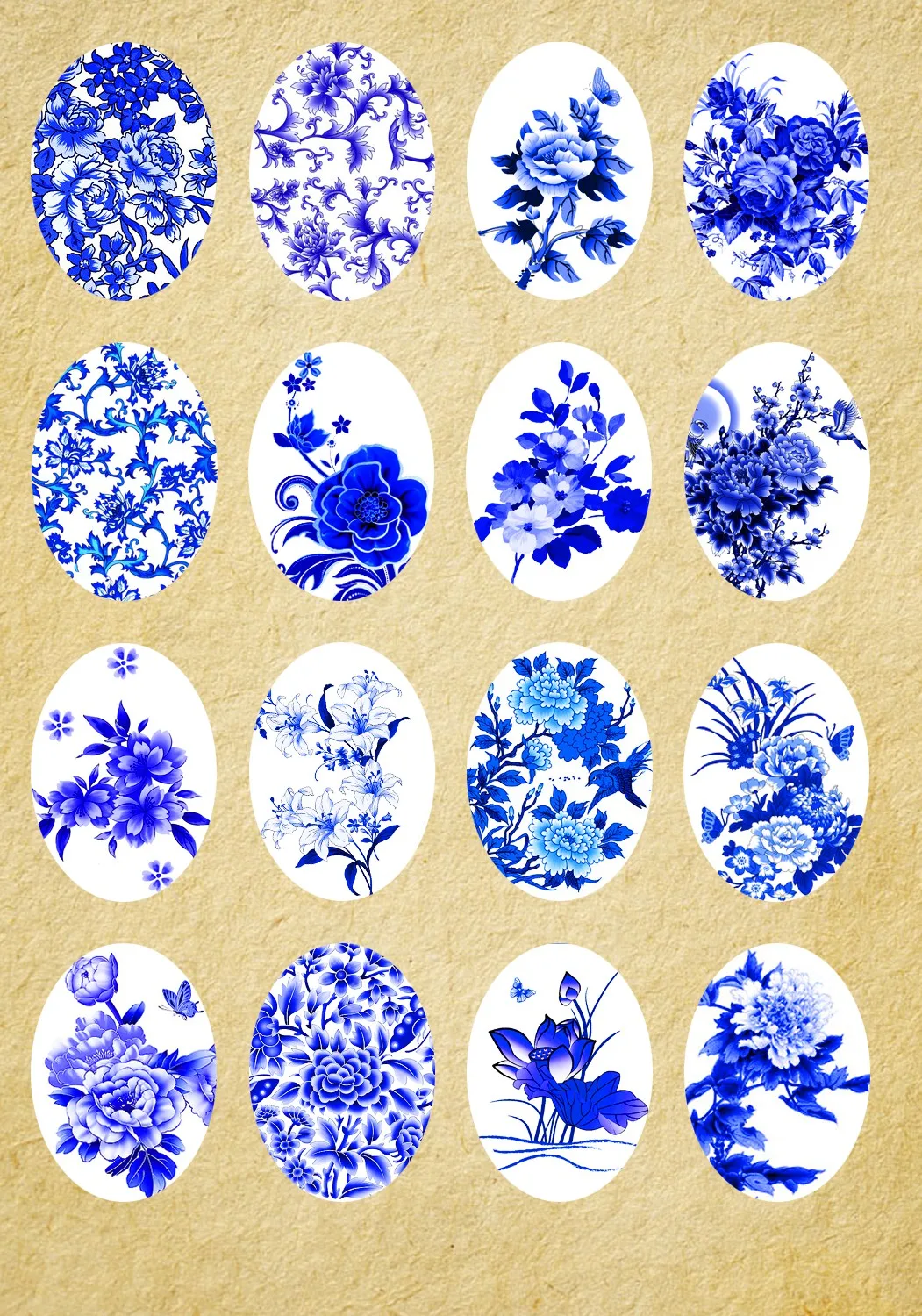 20pcs Oval Glass Cabochons Blue And White Porcelain Picture Domed Glass Cabochons Jewelry Making Supplies Z-G1362
20pcs Oval Glass Cabochons Blue And White Porcelain Picture Domed Glass Cabochons Jewelry Making Supplies Z-G1362