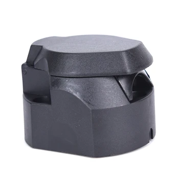 7 Pin Round European standard Trailer Socket Black frosted materials Trailer Socket 12V Towbar Towing Socket
7 Pin Round European standard Trailer Socket Black frosted materials Trailer Socket 12V Towbar Towing Socket