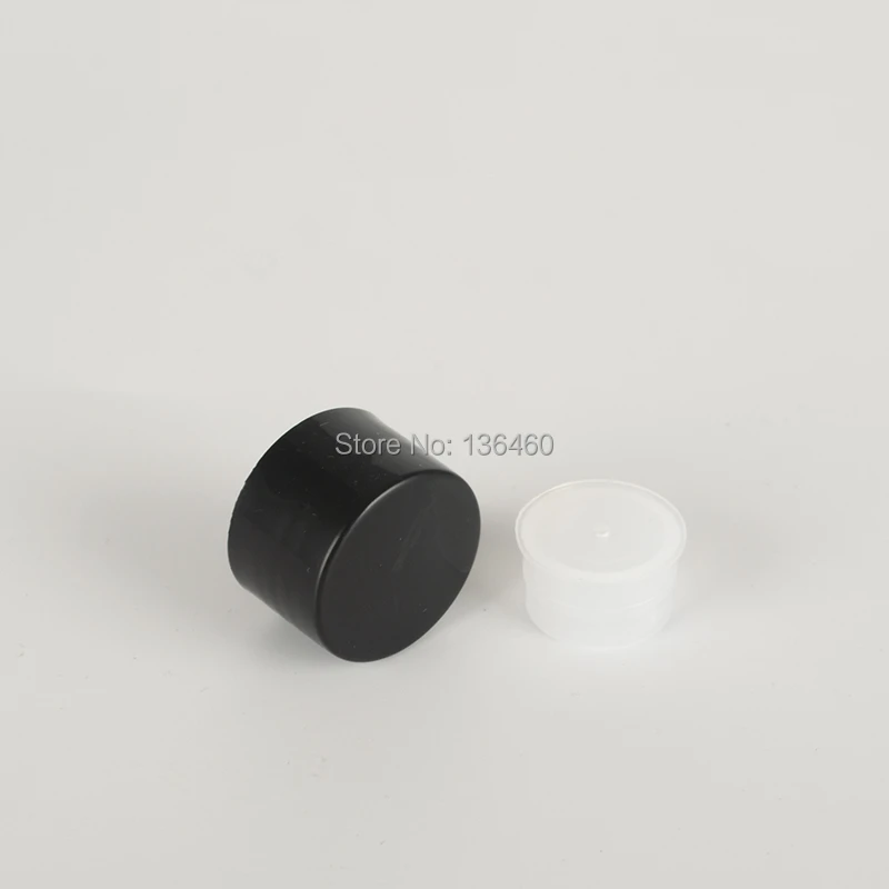 black plastic cap