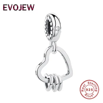 Mother's Day Gift 925 Sterling Silver Love Heart Charms Beads Fit Original Pandora Bracelets Interlocked Heart Charm Pendants
Mother's Day Gift 925 Sterling Silver Love Heart Charms Beads Fit Original Pandora Bracelets Interlocked Heart Charm Pendants