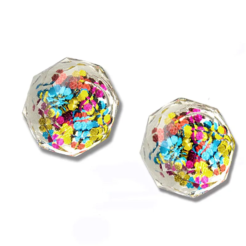 UJBOX 2018 Cute Mini Glitter Sequined Resin Earrings Japanese Korean Geometric Stud Earrings No Hole Earrings Wholesale E387
UJBOX 2018 Cute Mini Glitter Sequined Resin Earrings Japanese Korean Geometric Stud Earrings No Hole Earrings Wholesale E387