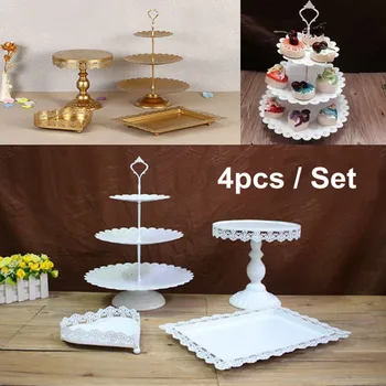 4Pcs Metal Plate Cake Stands Display Cupcake Stand Birthday Party Wedding Decoration Party Bakeware Fondant Cake Display Kit
4Pcs Metal Plate Cake Stands Display Cupcake Stand Birthday Party Wedding Decoration Party Bakeware Fondant Cake Display Kit