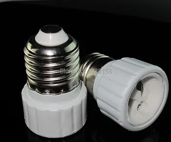 30pcs E27 to GU10 LED socket adapter Converter Extender E27-GU10 LED Lamp holder Bulb base lamp base free Shipping
30pcs E27 to GU10 LED socket adapter Converter Extender E27-GU10 LED Lamp holder Bulb base lamp base free Shipping