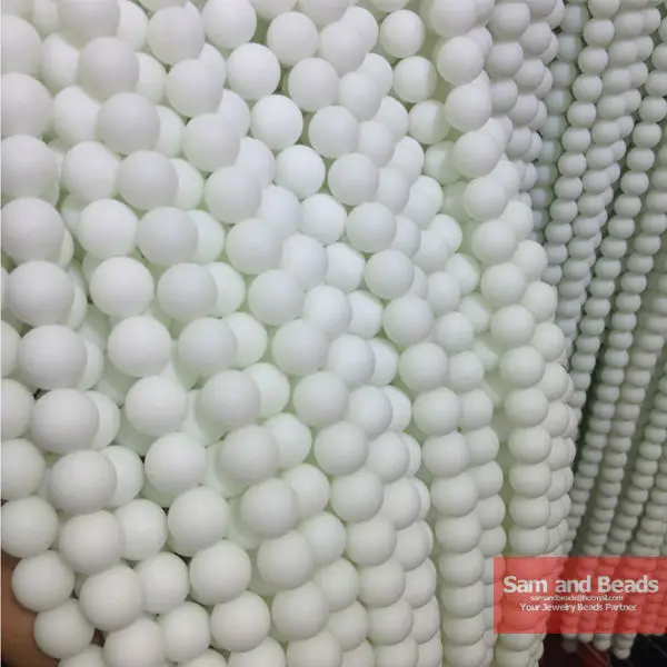 Natural Stone White Dull Polish Matte Onyx Agata Round Beads 16"/Strand 4 6 8 10 12MM Pick Size No.WOB01
Natural Stone White Dull Polish Matte Onyx Agata Round Beads 16"/Strand 4 6 8 10 12MM Pick Size No.WOB01