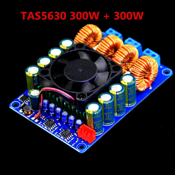 TAS5630 300W + 300W Stereo Dual Channel High Power Class D Digital Amplifier Board
TAS5630 300W + 300W Stereo Dual Channel High Power Class D Digital Amplifier Board