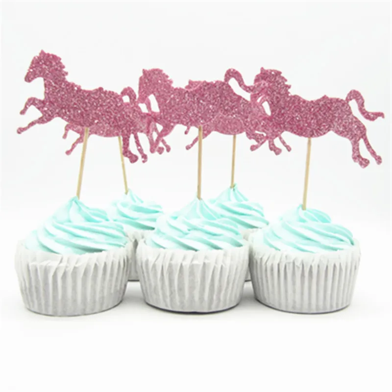 10PCS Pink Glitter Unicorn horse Cartoon Cake Cupcake Topper Food Picks for Kids Baby Shower Birthday Party Cake Decoration
10PCS Pink Glitter Unicorn horse Cartoon Cake Cupcake Topper Food Picks for Kids Baby Shower Birthday Party Cake Decoration
