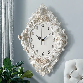 Europe Angel Wall Resin Art Clock Home Livingroom Silent Clock Craft Decoration Hotel Relais Dell'Orologio Creative Quartz Clock 
Europe Angel Wall Resin Art Clock Home Livingroom Silent Clock Craft Decoration Hotel Relais Dell'Orologio Creative Quartz Clock