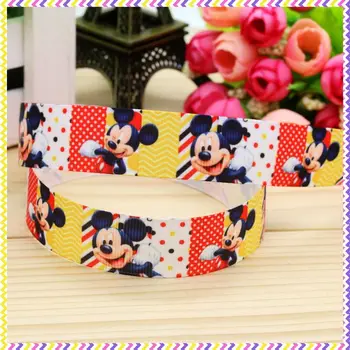 DHK 7/8'' 5yards mickey printed grosgrain ribbon headwear hair bow diy party decoration OEM Wholesale 22mm C1120
DHK 7/8'' 5yards mickey printed grosgrain ribbon headwear hair bow diy party decoration OEM Wholesale 22mm C1120