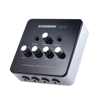 Samson QH4 Ultra-compact 4-Channel Mini Audio Stereo DJ Monitoring Headphone Amplifier Amp with Power Adapter
Samson QH4 Ultra-compact 4-Channel Mini Audio Stereo DJ Monitoring Headphone Amplifier Amp with Power Adapter