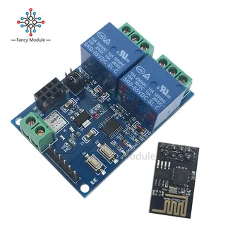5V ESP8266 ESP-01 2 Channel WiFi Relay Module 2 Channel Relay Module For IOT Smart Home APP Controller
5V ESP8266 ESP-01 2 Channel WiFi Relay Module 2 Channel Relay Module For IOT Smart Home APP Controller