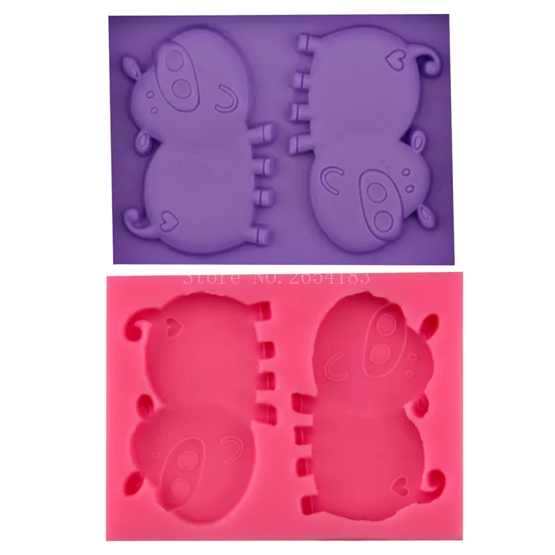 2hold Cartoon Animal Cute Pig Silicone Fondant Cake Mold Cupcake Jelly Candy Chocolate Decoration Baking Tool Moulds FQ1801
2hold Cartoon Animal Cute Pig Silicone Fondant Cake Mold Cupcake Jelly Candy Chocolate Decoration Baking Tool Moulds FQ1801