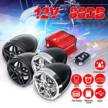 Universal Motorcycle bluetooth Audio Sound System Stereo Speakers FM Radio MP3 Music Player Scooter ATV Remote Control Alarm Spe
Universal Motorcycle bluetooth Audio Sound System Stereo Speakers FM Radio MP3 Music Player Scooter ATV Remote Control Alarm Spe
