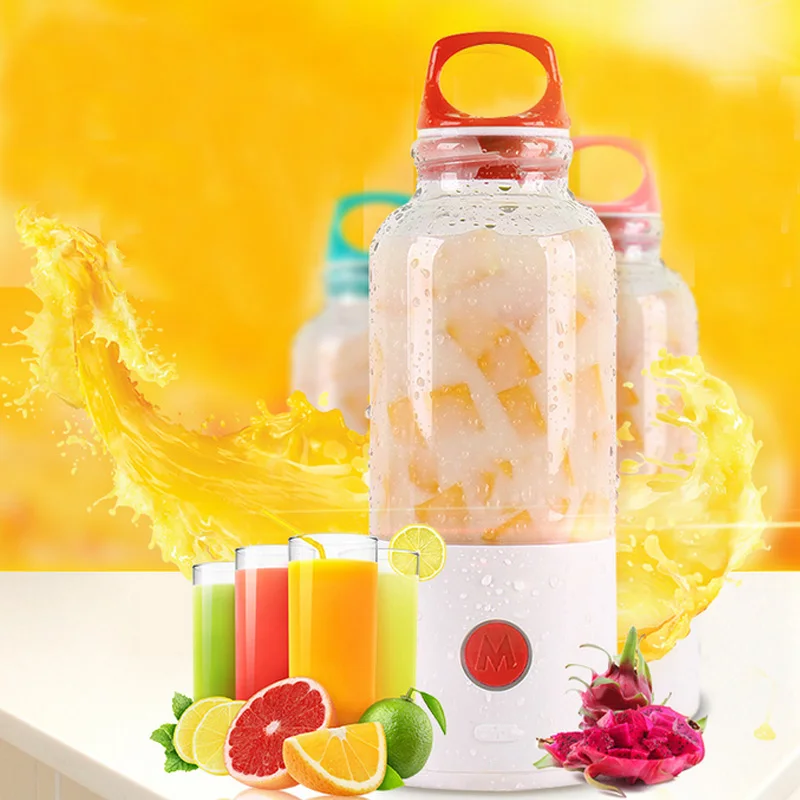 Image 700ml Electric Juicer Bottle USB Charge Vegetables Fruit Mixer Cup Apple Orange Carrot Juice Blender Maker Bottles HG99