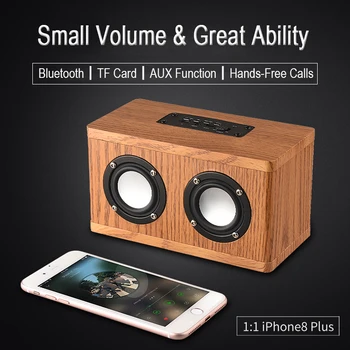Luxury super bass Wooden Bluetooth wireless speaker portable Subwoofer Wireless receiver Handsfree double HIFI speaker for music
Luxury super bass Wooden Bluetooth wireless speaker portable Subwoofer Wireless receiver Handsfree double HIFI speaker for music
