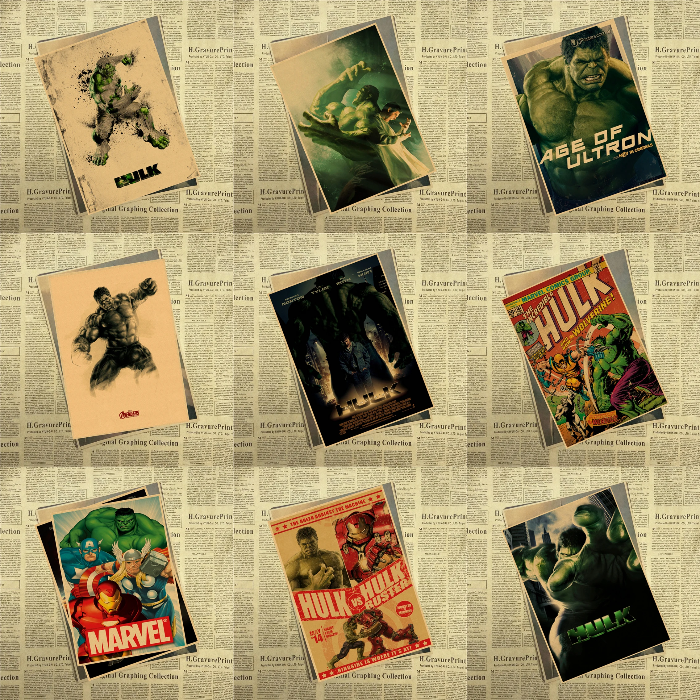 Hulk movie poster Marvel superhero Avengers bedroom dormitory decorative painting 30cm*21cm
Hulk movie poster Marvel superhero Avengers bedroom dormitory decorative painting 30cm*21cm