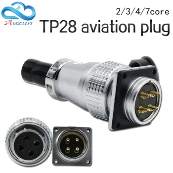 Aviation plug socket round connectorTP series 2/3/4/7core diameter 28MM aviation plug
Aviation plug socket round connectorTP series 2/3/4/7core diameter 28MM aviation plug