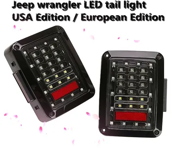 LED Tail Lights for Wrangler Tail Light Brake Reverse Turn Singal Lamp Back Up Rear Parking Stop Light Daytime Running Bulb DRL
LED Tail Lights for Wrangler Tail Light Brake Reverse Turn Singal Lamp Back Up Rear Parking Stop Light Daytime Running Bulb DRL