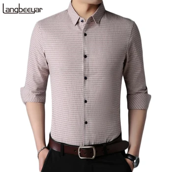 2020 Fashion Brand Shirt Men Plaid Workout Slim Fit Streetwear Long Sleeve Checkered Button Up Dress Shirts Casual Mens Clothing
2020 Fashion Brand Shirt Men Plaid Workout Slim Fit Streetwear Long Sleeve Checkered Button Up Dress Shirts Casual Mens Clothing