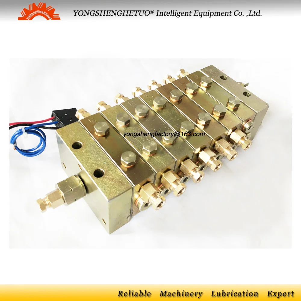 Resistance progressive feeder block grease distributor separator valve divider manifold 8 outlets JPQ-2000
Resistance progressive feeder block grease distributor separator valve divider manifold 8 outlets JPQ-2000