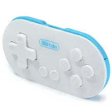 Мини 8bitdo ZERO контроллер Портативный Bluetooth Белый Беспроводной