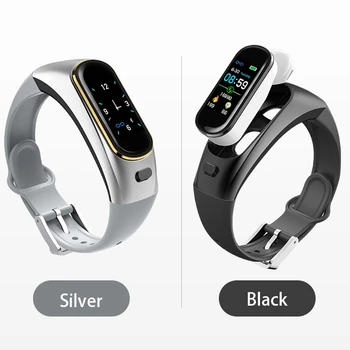 H109 2-in-1 Sports Smart bracelet wireless Bluetooth call headset for Huawei Samsung phone Heart Rate Blood Pressure Waterproof
H109 2-in-1 Sports Smart bracelet wireless Bluetooth call headset for Huawei Samsung phone Heart Rate Blood Pressure Waterproof