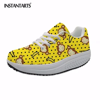 INSTANTARTS Women Outdoor Sport Toning Shoes Banana Printed Female Slimming Swing Shoes Girls Comfort Body Shaping Fitness Shoes
INSTANTARTS Women Outdoor Sport Toning Shoes Banana Printed Female Slimming Swing Shoes Girls Comfort Body Shaping Fitness Shoes