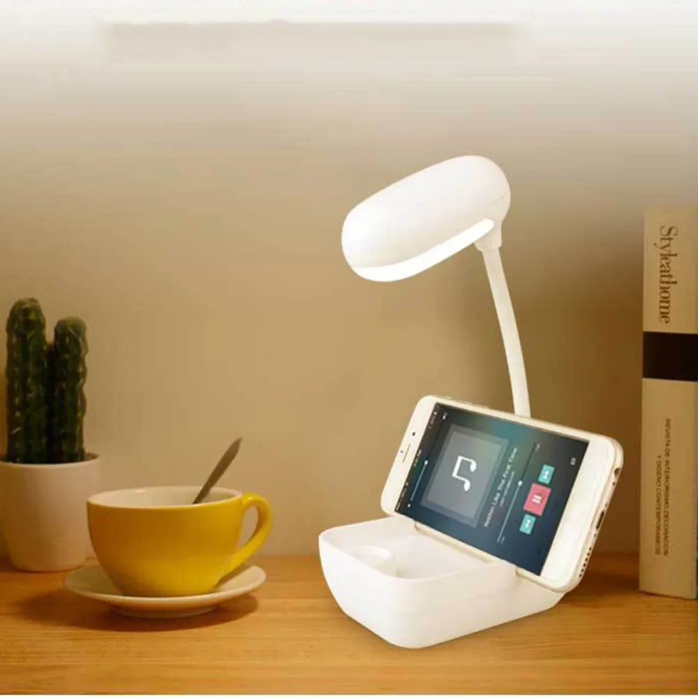 USB Charge Flexible Tube Phone Holder Storage Case Table LED Light Desk Lamp for Universal Phone Stand Holder
USB Charge Flexible Tube Phone Holder Storage Case Table LED Light Desk Lamp for Universal Phone Stand Holder