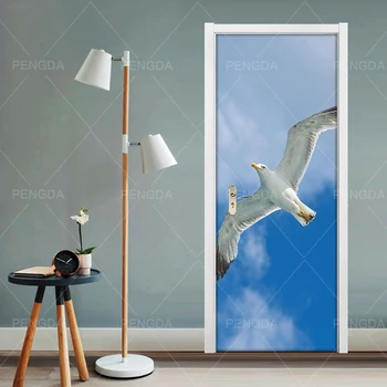 3D Canvas Home Decor Door Stickers Bird Sea Sky Self Adhesive PVC Poster Print Art Picture Waterproof Wallpaper For Living Room
3D Canvas Home Decor Door Stickers Bird Sea Sky Self Adhesive PVC Poster Print Art Picture Waterproof Wallpaper For Living Room