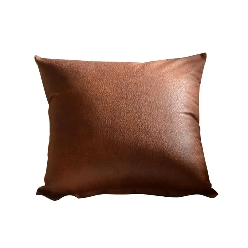 Cushion Cover Decorative Pillow Case Imitation Leather Seat Case Car Pillowcase Waist Throw pillow cover Sofa Pillowcase 45X45cm
Cushion Cover Decorative Pillow Case Imitation Leather Seat Case Car Pillowcase Waist Throw pillow cover Sofa Pillowcase 45X45cm