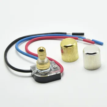 3A/6A Lamp Knob Switch Retro Bedside Light Wall Lamp Switches Ceiling Fan Switch 3 Wire Double Control Good Quality 3PCS
3A/6A Lamp Knob Switch Retro Bedside Light Wall Lamp Switches Ceiling Fan Switch 3 Wire Double Control Good Quality 3PCS