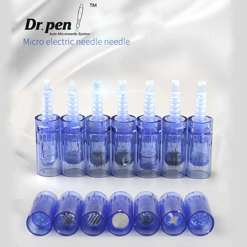 50pcs 36 pins auto electric derma microneedle cartridge needles replaceable head tips for dr pen derma ultima a6 machine pen -1