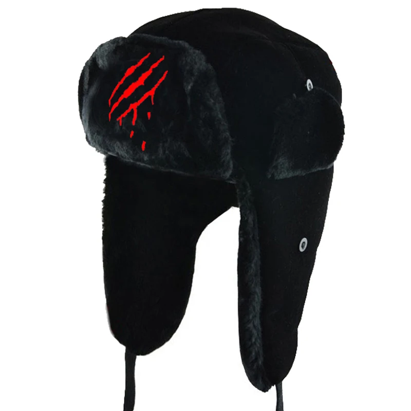 Фото zombie claws bomber hats men's ushanka winter warm russian cap earflap hat 2018 new male Balaclava Cotton Fur aviation | Аксессуары