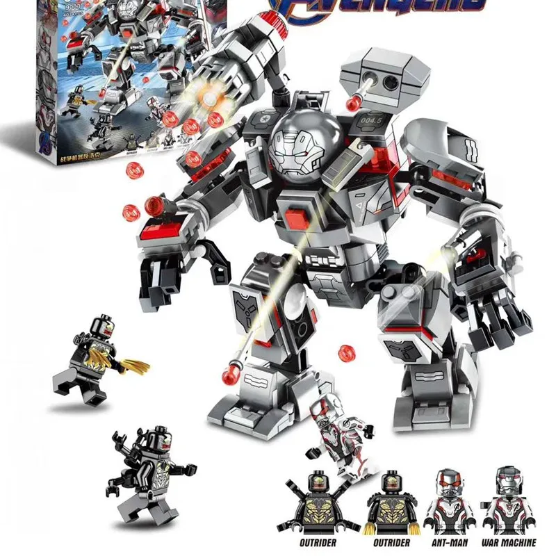 New Avengers 4 War Machine Anti-Hook Armor Iron Man Legoings Assembling Building Blocks Kit Toys Kids Gifts
New Avengers 4 War Machine Anti-Hook Armor Iron Man Legoings Assembling Building Blocks Kit Toys Kids Gifts