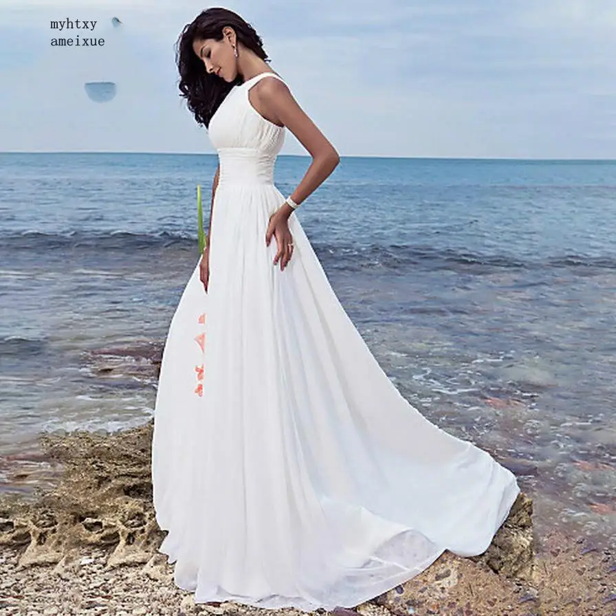 Pleated Beach Cheap Wedding Dresses 2020 Straps Empire Waist Open Back Zipper Chiffon Bridal Gown Free Shipping Vestido De Novia
Pleated Beach Cheap Wedding Dresses 2020 Straps Empire Waist Open Back Zipper Chiffon Bridal Gown Free Shipping Vestido De Novia