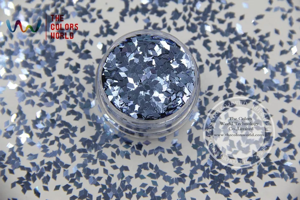 TCM0712 Алмазная форма 2 мм 080 Размер Saxe синий цвет металлик блеск для дизайна ногтей