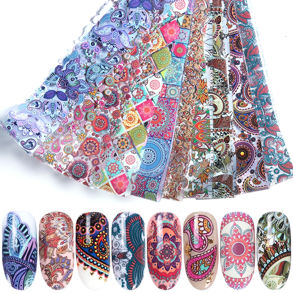 10pcs 20*4cm Colorful Nail Foil Set Adhesive Transfer Sticker Personalized Pattern Wraps Slider Tape Decoration Manicure TR954-1
10pcs 20*4cm Colorful Nail Foil Set Adhesive Transfer Sticker Personalized Pattern Wraps Slider Tape Decoration Manicure TR954-1