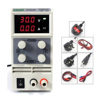 KPS3010D Mini LED Digital Adjustable DC Power Supply ,0~30V 0~10A ,110V-220V, Switching Power Supply 0.1V/0.01A
KPS3010D Mini LED Digital Adjustable DC Power Supply ,0~30V 0~10A ,110V-220V, Switching Power Supply 0.1V/0.01A
