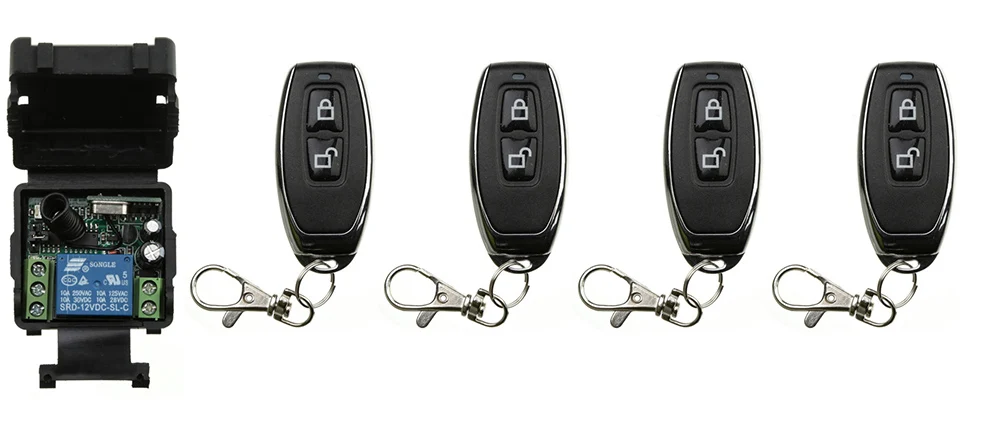 xuanlongyuan DC12V 24V 1CH RF Wireless Remote Control Switch System Receiver + metal Remote Garage Doors /window /lamp/ shutters
xuanlongyuan DC12V 24V 1CH RF Wireless Remote Control Switch System Receiver + metal Remote Garage Doors /window /lamp/ shutters