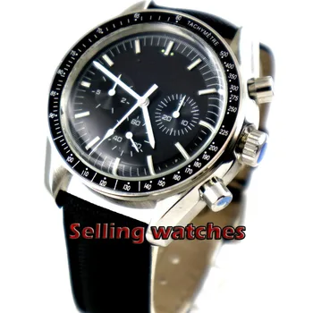 40mm bliger black sterile dial bow glass day week indicator Mechanical automatic mens watch
40mm bliger black sterile dial bow glass day week indicator Mechanical automatic mens watch