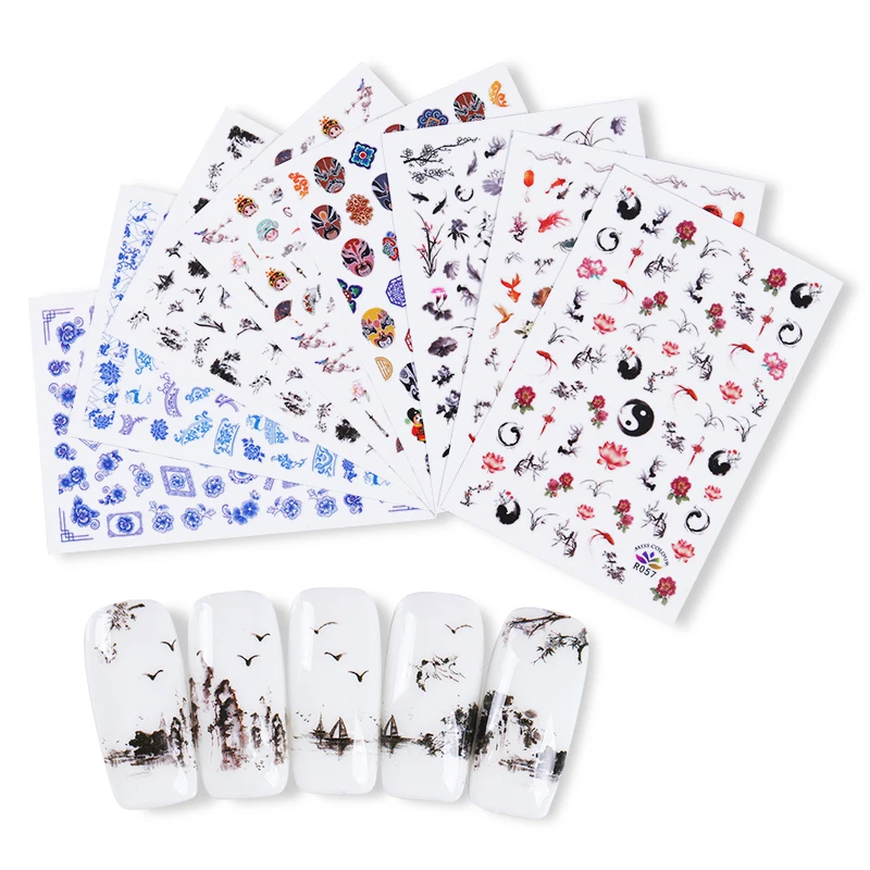 Flower 3D Nail Stickers Landscape Painting Opera Manicure Nail Art Tips Adhesive Transfer Sticker Water Slide Nail Art Decals
Flower 3D Nail Stickers Landscape Painting Opera Manicure Nail Art Tips Adhesive Transfer Sticker Water Slide Nail Art Decals